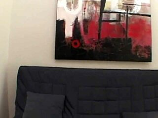 Slutty brunette in high heels gives blowjob, rides in cowgirl, and has orgasm during rough sex.