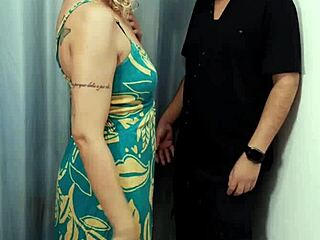 Perverted Couple Uses Store Dressing Room For Sex