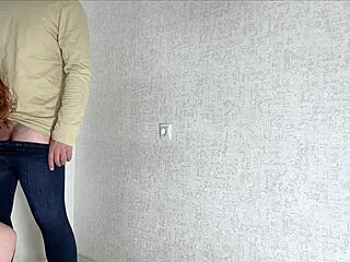 mature milf with big tits spreads her big ass for anal sex view