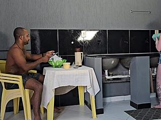 fucked friend's husband while she bought milk