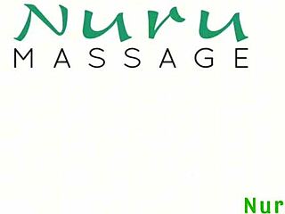 Busty blondie masseuse gives wet nuru before hardcore fuck 😈💦