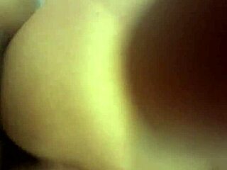 Couple doing a quickie with cum!