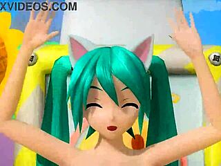 Hatsune Miku Nekomimi Nude Mod