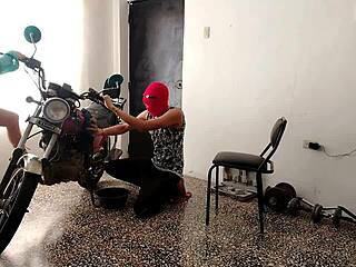 Innocent Neighbor Surprises With Curvy Lingerie Domination!