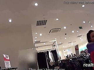 Wow, Stellar Czech Sweetie Seduced In Hypermarket!