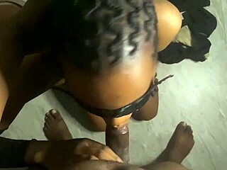 Petite roommate licks and spits in early morning sex