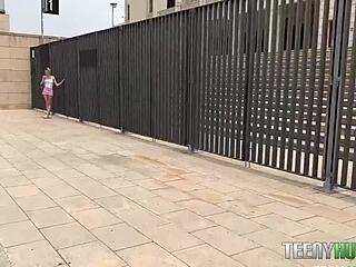 Petite Spanish Blonde Desperate For American Cock!