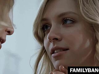 Blair and Giselle's cute stepsister tribbing leads to intense orgasm