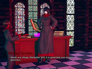 starting the prologue of lets play the chosen acolyte with some intimate scenes