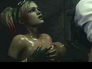 Blonde Harley gives titty fuck to big dick