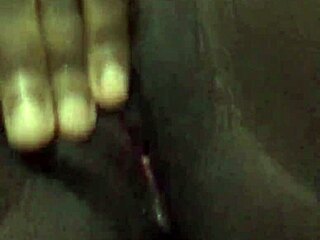 Black Wet Pussy Solo Masturbation.