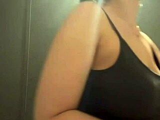 Public Natural Tits Play With Nipple Clamps Outdoors