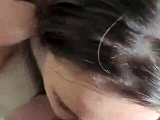 kandy kane performs deepthroat as bbw housewife