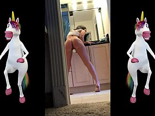 Super Cute Blonde Teen Fingers Tight Pussy To Orgasm!