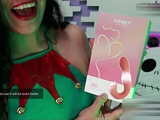 Agatha Dolly unboxes clit licker.
