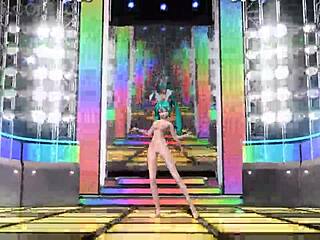 hatsune miku in nude bunny costume project diva