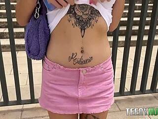 Petite Spanish Blonde Desperate For American Cock!