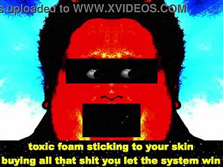 toxic foam by randy prozac unleashes cumshot facial frenzy