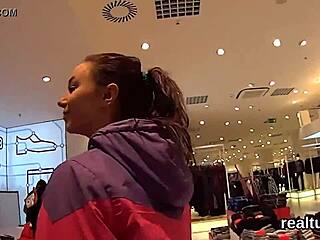 Flawless Czech Teen Gets Teased In Supermarket Then Drilled In POV Anal