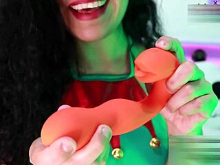 Agatha Dolly unboxes clit licker.