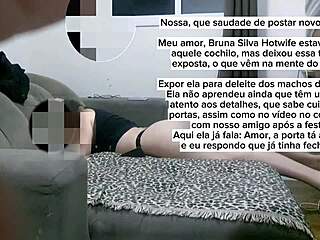 Bruna Silva作为热辣妻子回来进行偷窥乐趣😏