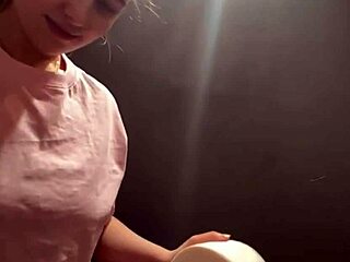 Public Natural Tits Play With Nipple Clamps Outdoors