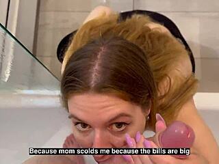 My friend's sister assisted me in the shower during a sleepover with Michael Frost Pro and Milfetta.