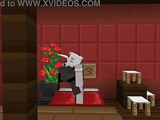 Bold minecraft lesbian sex with cute girl