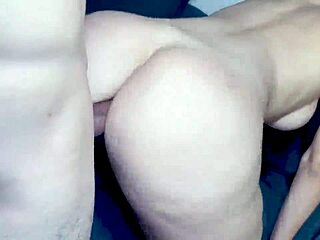 skinny latina takes huge cock in rough assfucking until cum inside