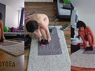 The Triple Cam View of My Naked Workout is Pure Sensuality