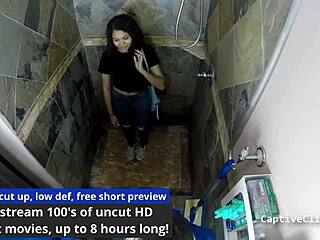 What are you doing to Michelle Anderson in the shower?