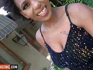 Big Tits Ebony Milf Fucked Raw By Gonzo Big White Cock Producer!