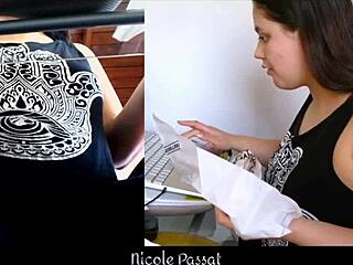 Curvy Latina BBW feels emotional about gaining weight while teasing with big ass and belly