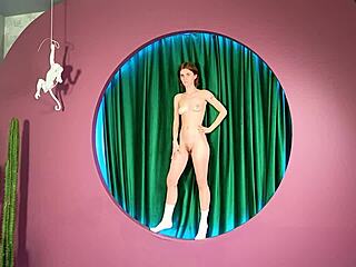 Broadcasting Nude Erotic Filming With Shaved Pussy Outdoors 😘