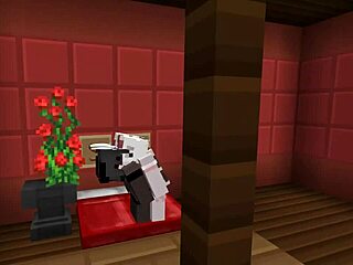 Bold minecraft lesbian sex with cute girl