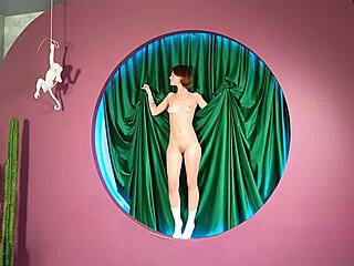 Broadcasting Nude Erotic Filming With Shaved Pussy Outdoors 😘