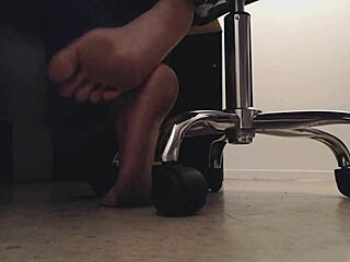 Tall BBW Mistress In Heels Lets Voyeur Sneak Peeks At Her Dirty Feet