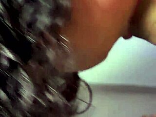 Amateur cute Latina babe housewife sucks huge Mexican monster cock in homemade blowjob.