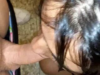 I let the transexual suck my dik and then i fuked her in the kichen, with a close view of her ashol.