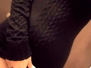 latina secretary fingering her pussy under skirt, tired of small cocks