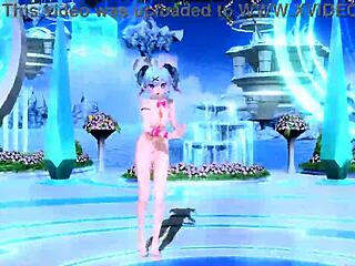 Hatsune miku nude mod rabbit hole costume play