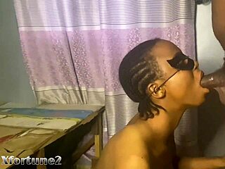 Horny ebony babe seeks action before heading home