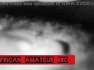 Ebony couple fucks big black cock passionately!