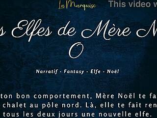 In this french audio porn christmas, the elves of mother noel are naughty 🎅🎄