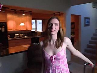 Celestina Blooms takes Seth's mature cock deep in her college cunt with intense deepthroat and missionary fucking!