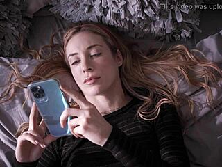 Scarlit Scandal and Aiden Ashley explore lesbian tribbing and fingering.