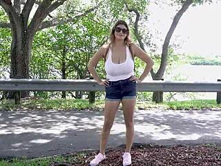 Monster tits jenni noble fucks in infamous van