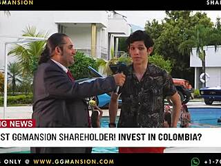 redhead screams while sucking his cock at ggmansion, her big ass bouncing wildly