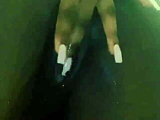 Is your wet ebony pussy dripping like this?