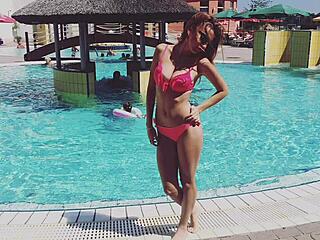 Denisa's thrilling private tits compilation